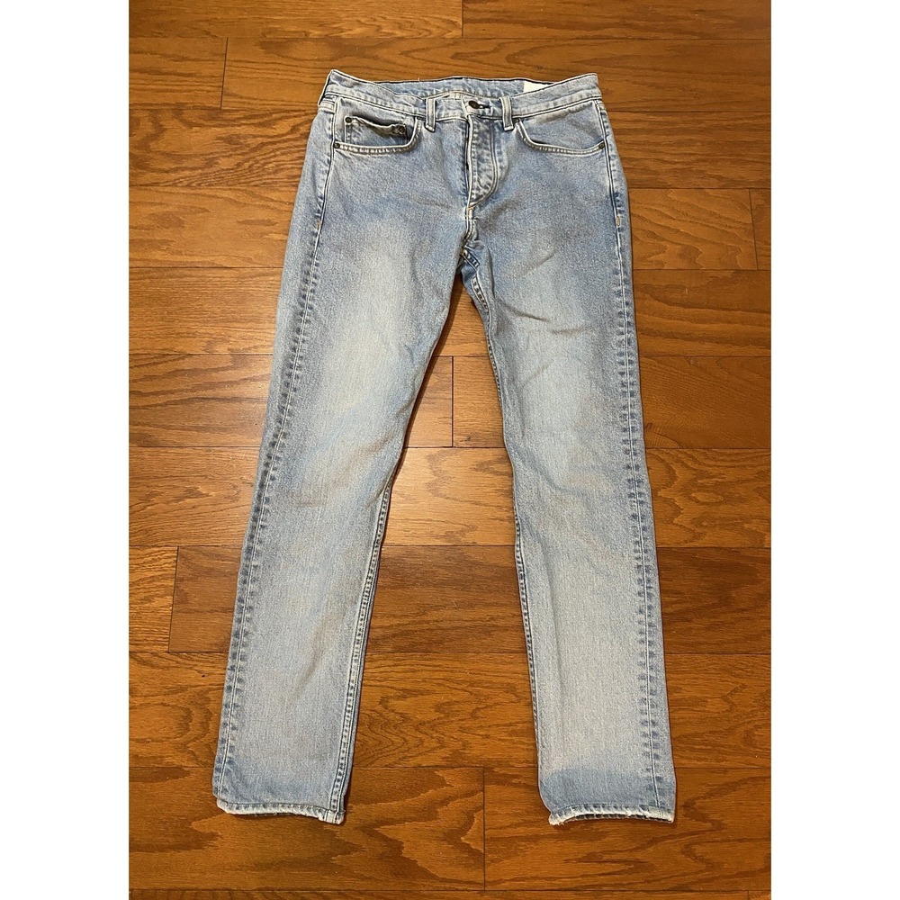 Rag & Bone Fit 1 Extra Slim Jeans Blue Mens 31x30 New York Made In The USA